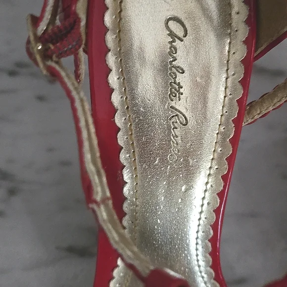 Charlotte Russe Red Heels - Picture 2 of 8